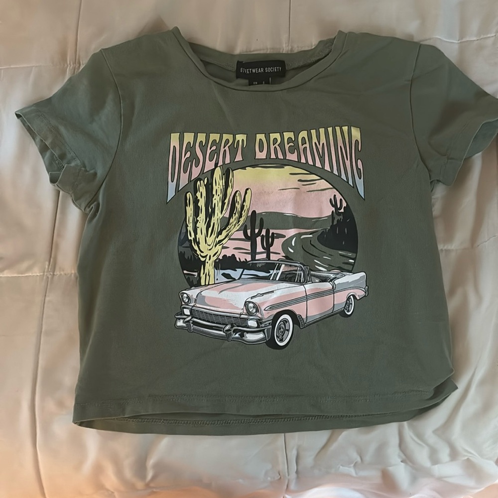 cute green crop top